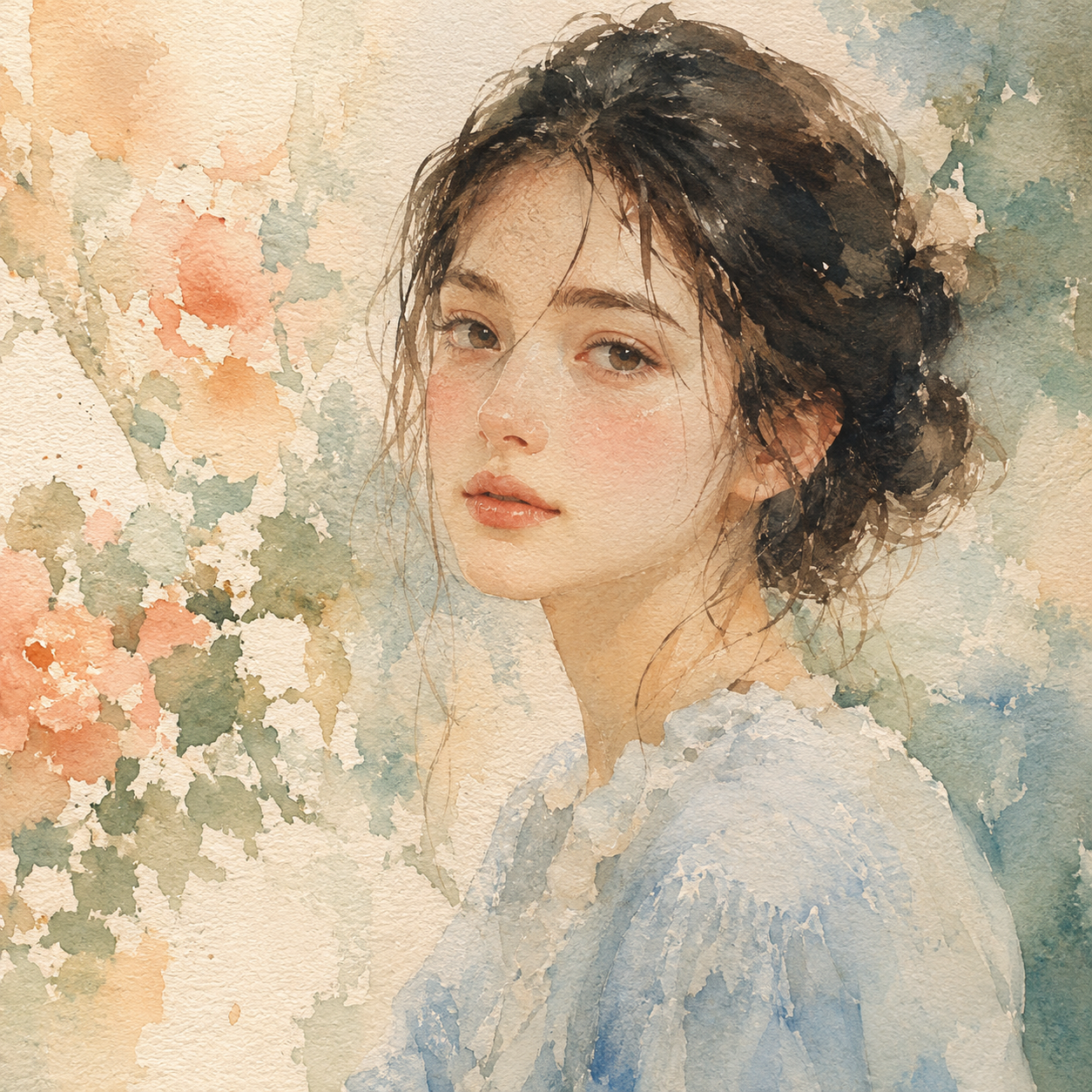 Watercolor style preview